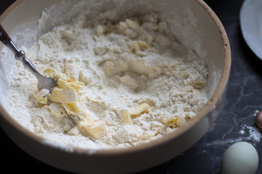 shaggy biscuit dough