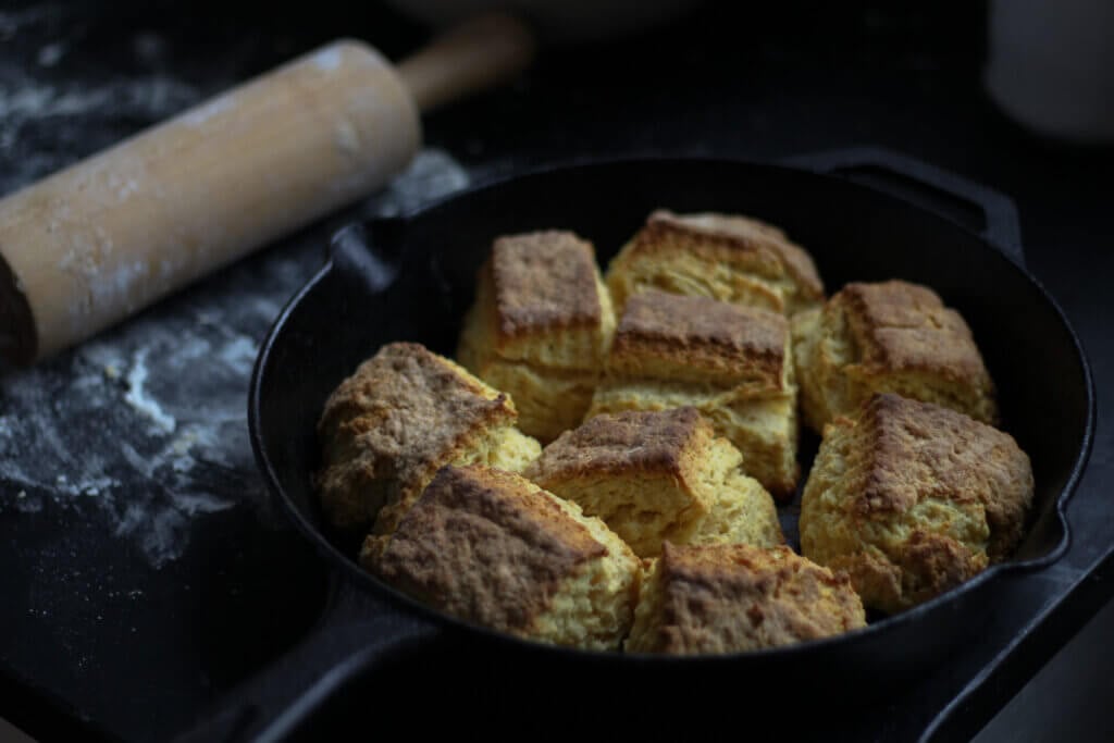 cast iron biscuit