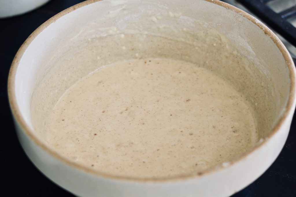 sourdough pancake batter