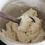 stirring dough