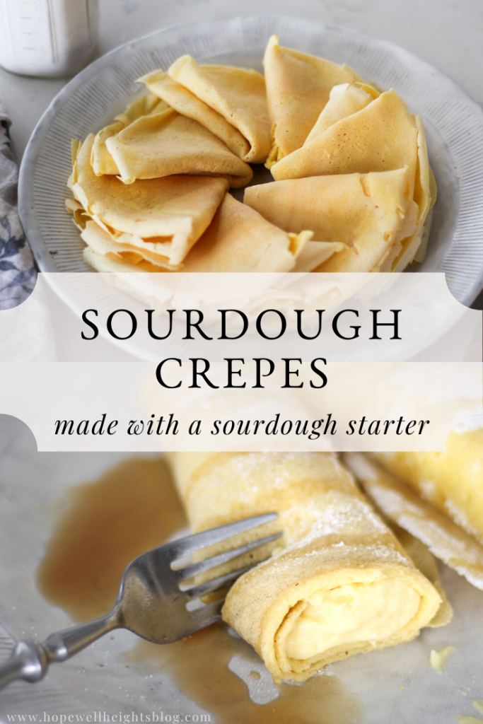 Sourdough Crepes recipe