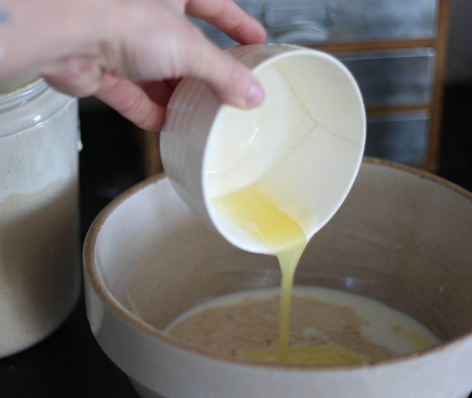 melted butter