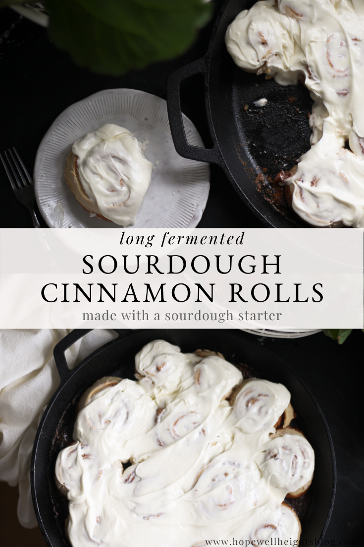 sourdough cinnamon rolls