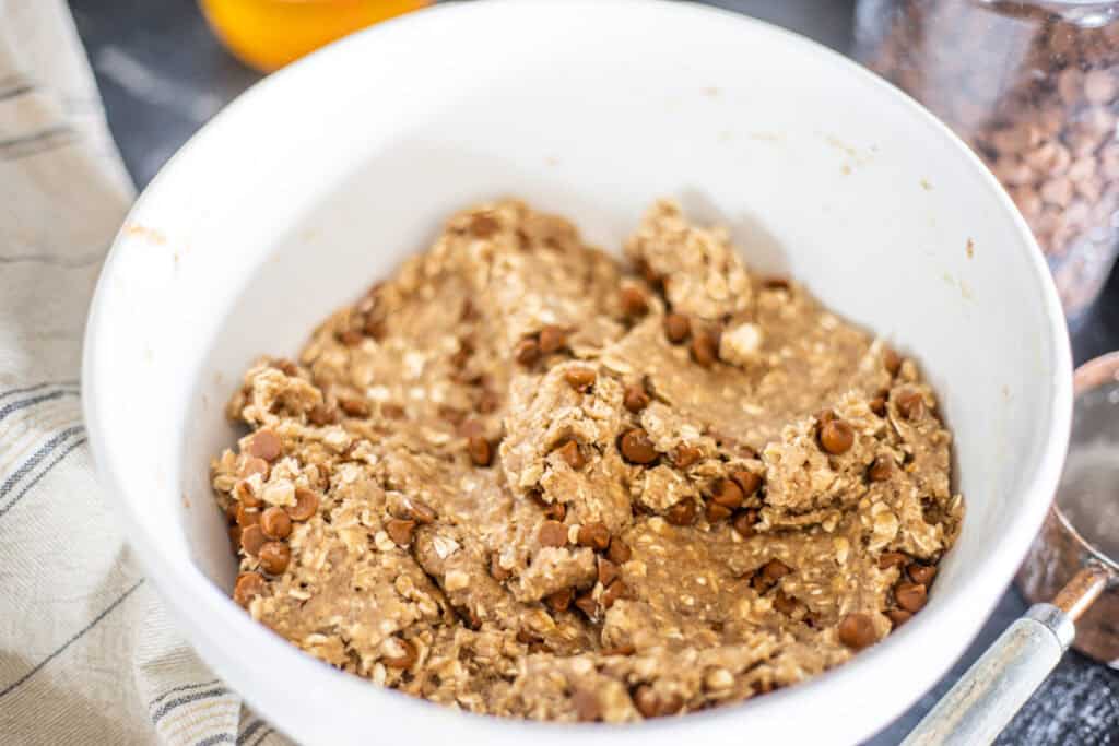 sourdough oatmeal cookie dough