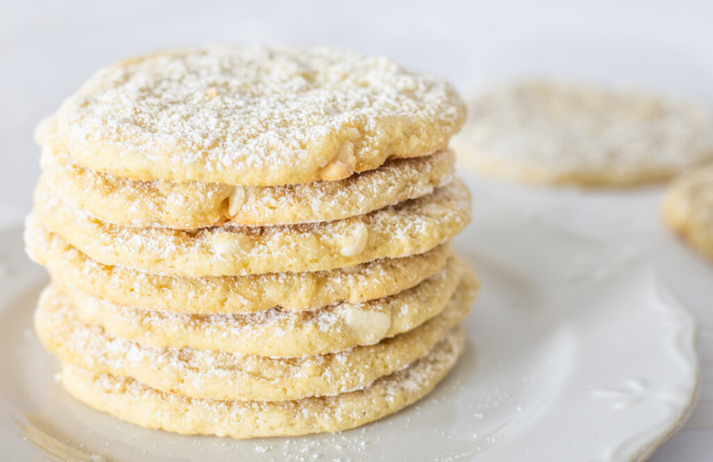 sourdough lemon drop cookies