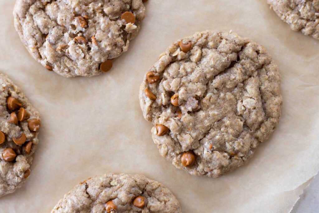 cinnamon chip oatmeal cookies
