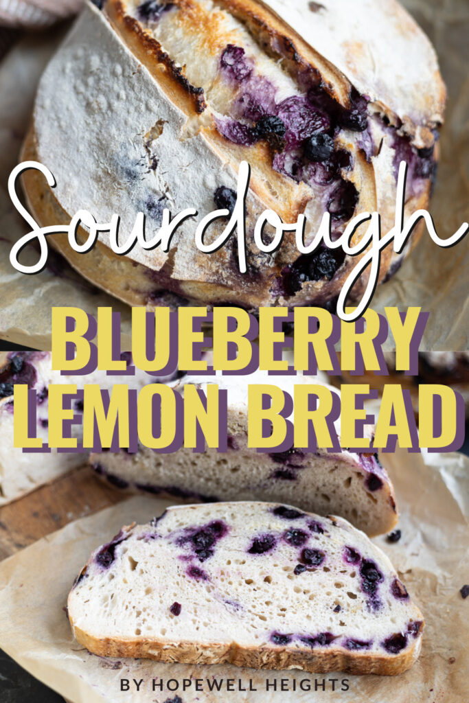sourdough blueberry bread