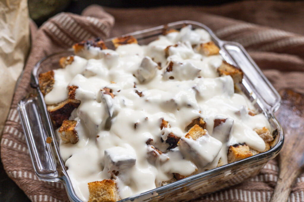 sourdough french toast casserole bake