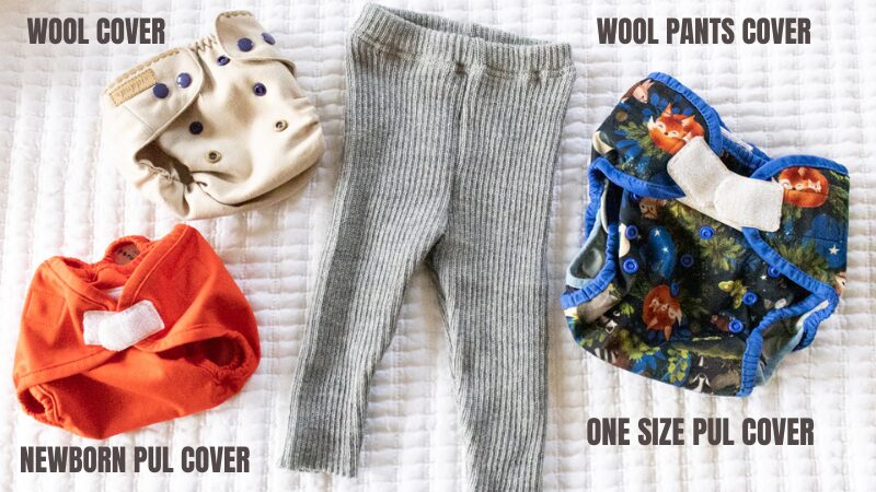 types of cloth diaper covers