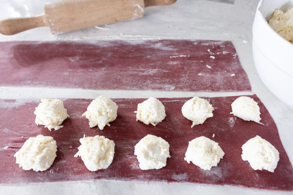 cheese filled ravioli