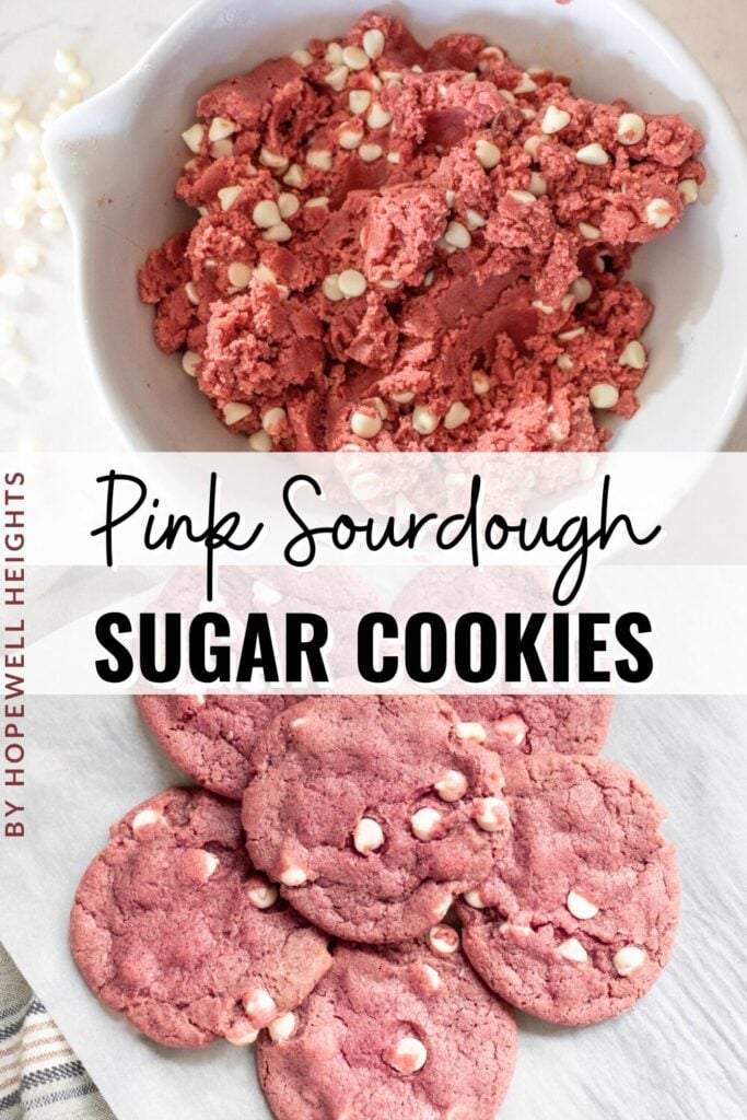 pink sourdough sugar cookie recipe