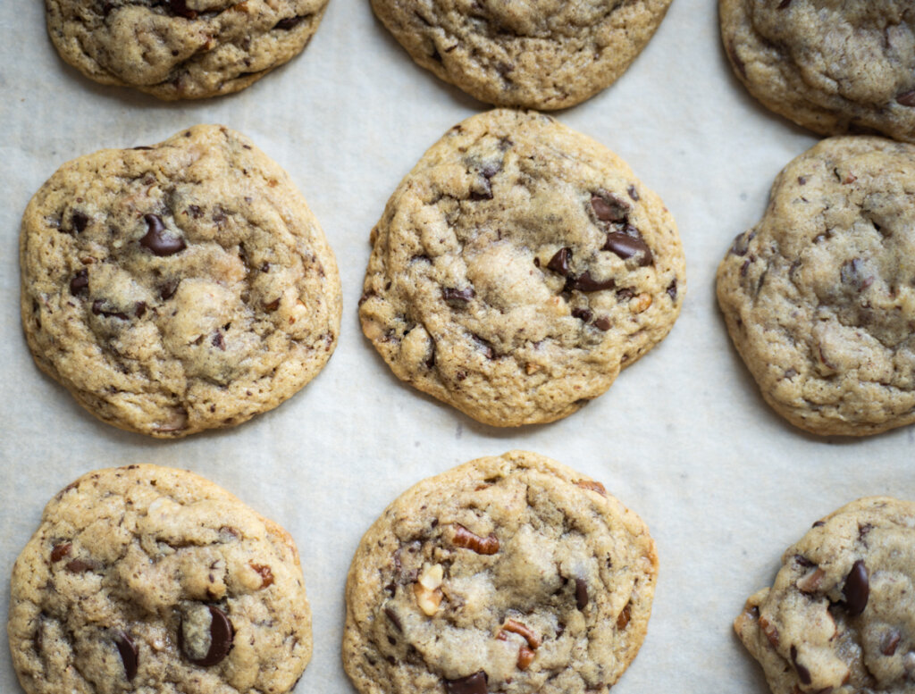 sourdough discard chocolate chip cookies