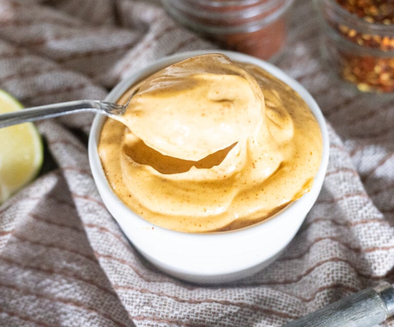 The Best Chipotle Lime Mayo Made with Avocado Oil