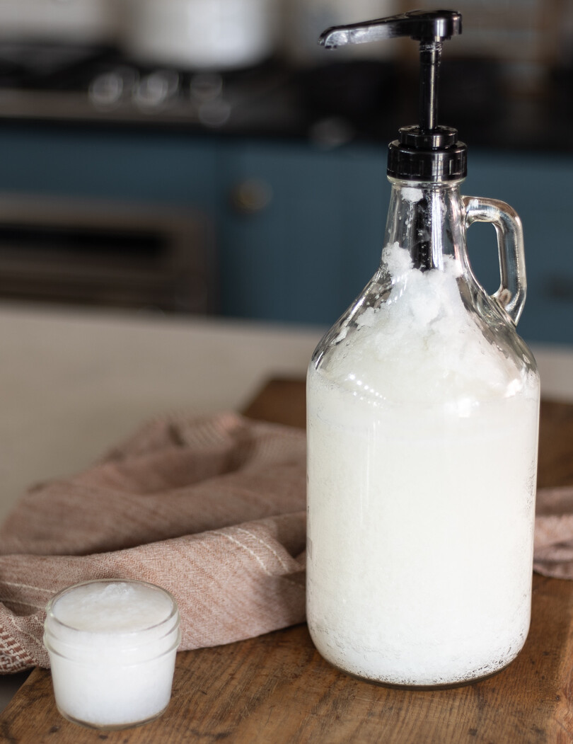 homemade liquid laundry detergent