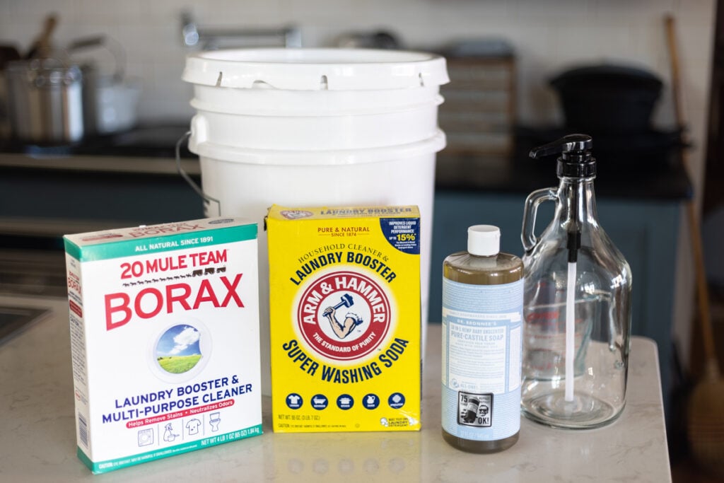 homemade laundry detergent
