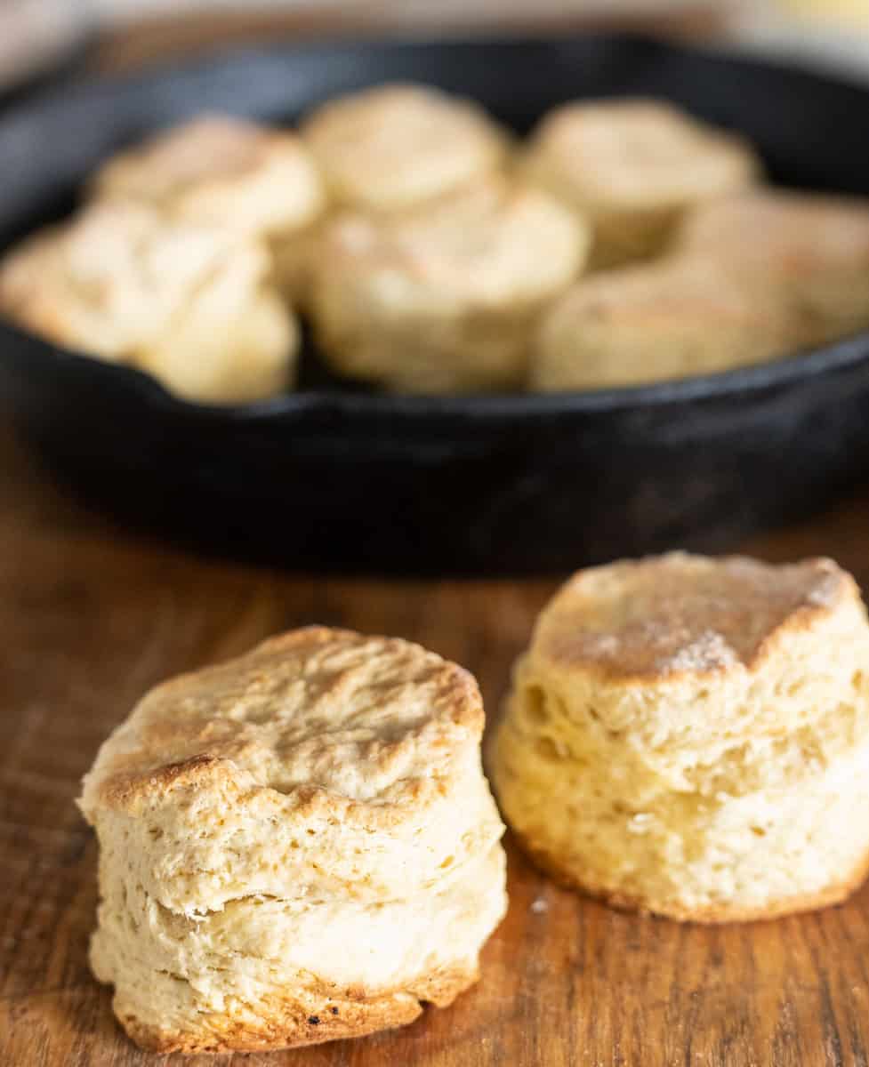 flaky 30 minute sourdough discard biscuits.