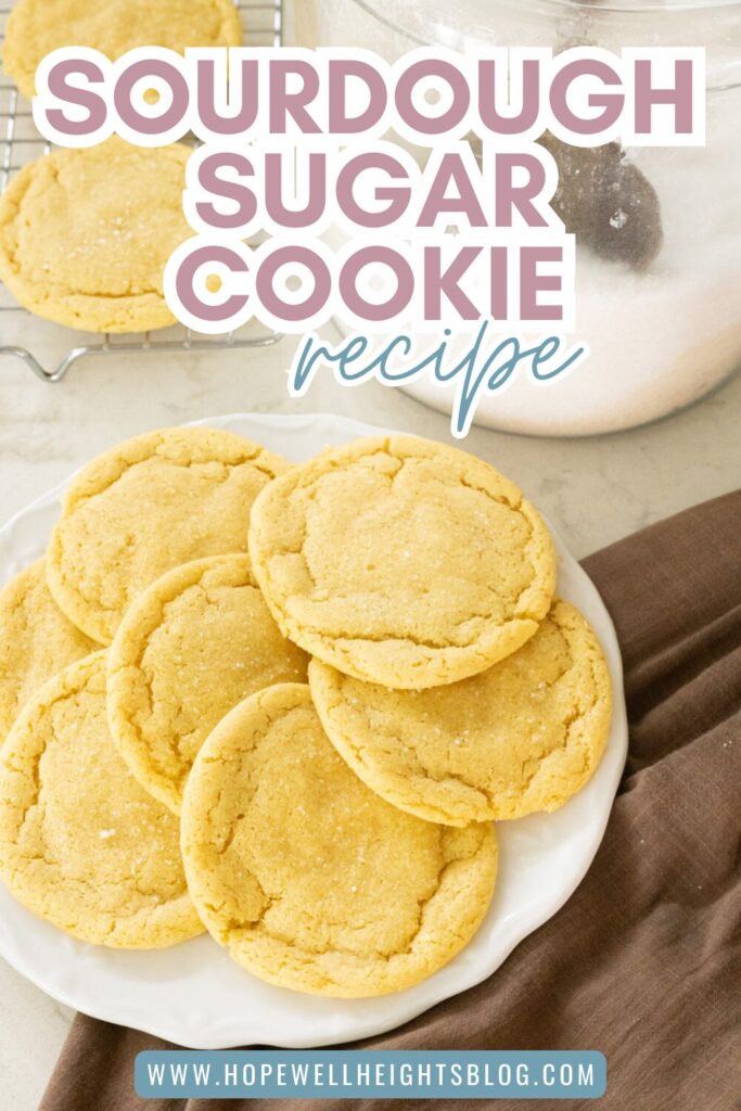 sugar cookies pin image