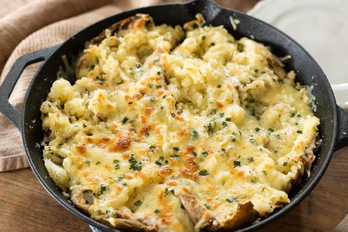 baked twice potato casserole