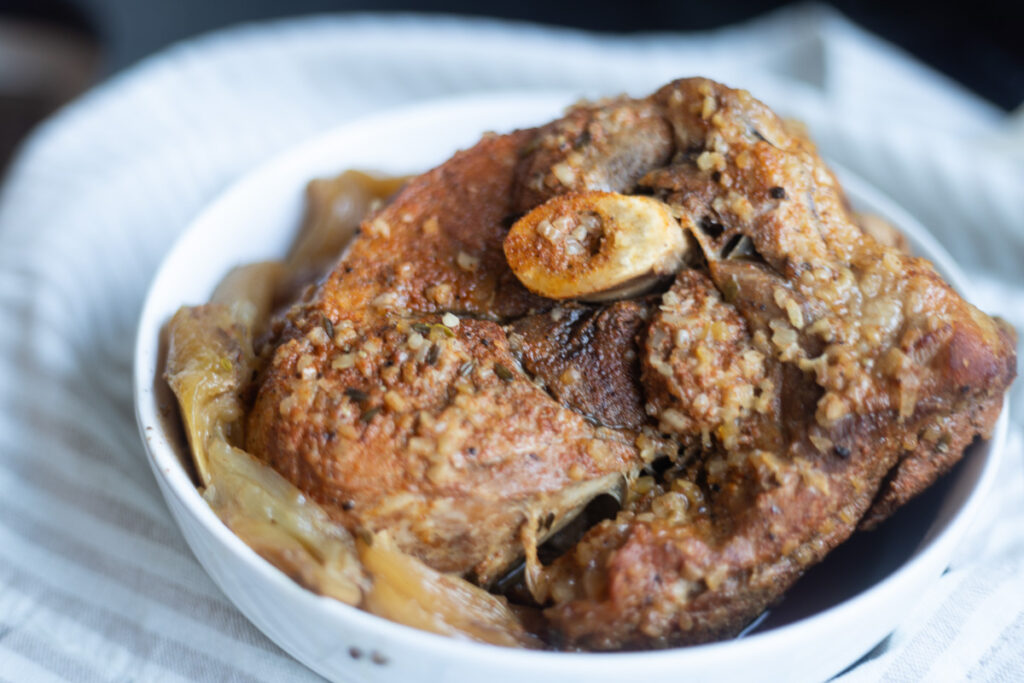 slow cooked pork roast