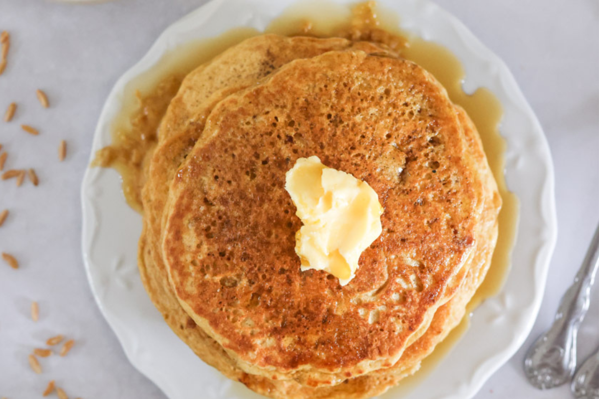 sourdough Kamut Flour pancakes featured image