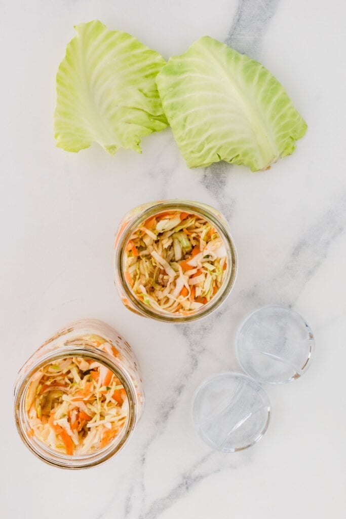 coleslaw in a jar