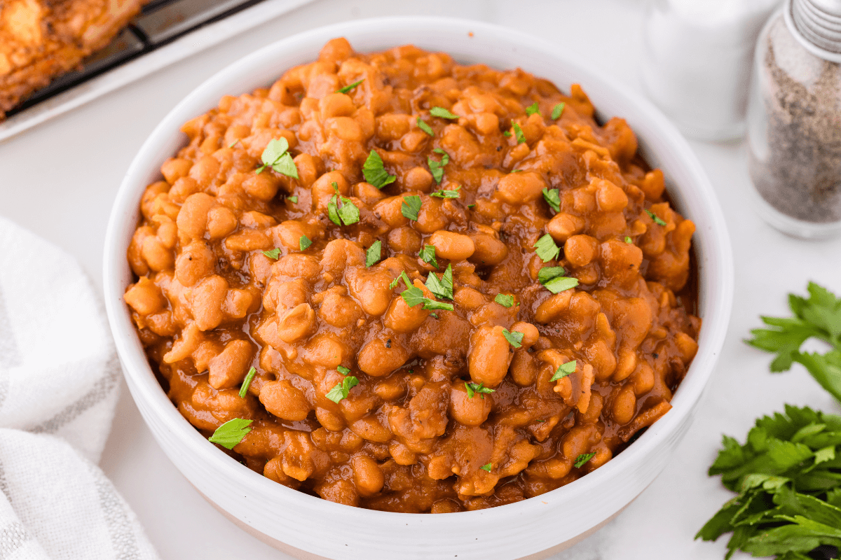 The Best Baked BBQ Beans from Scratch (Made with Dry Beans)