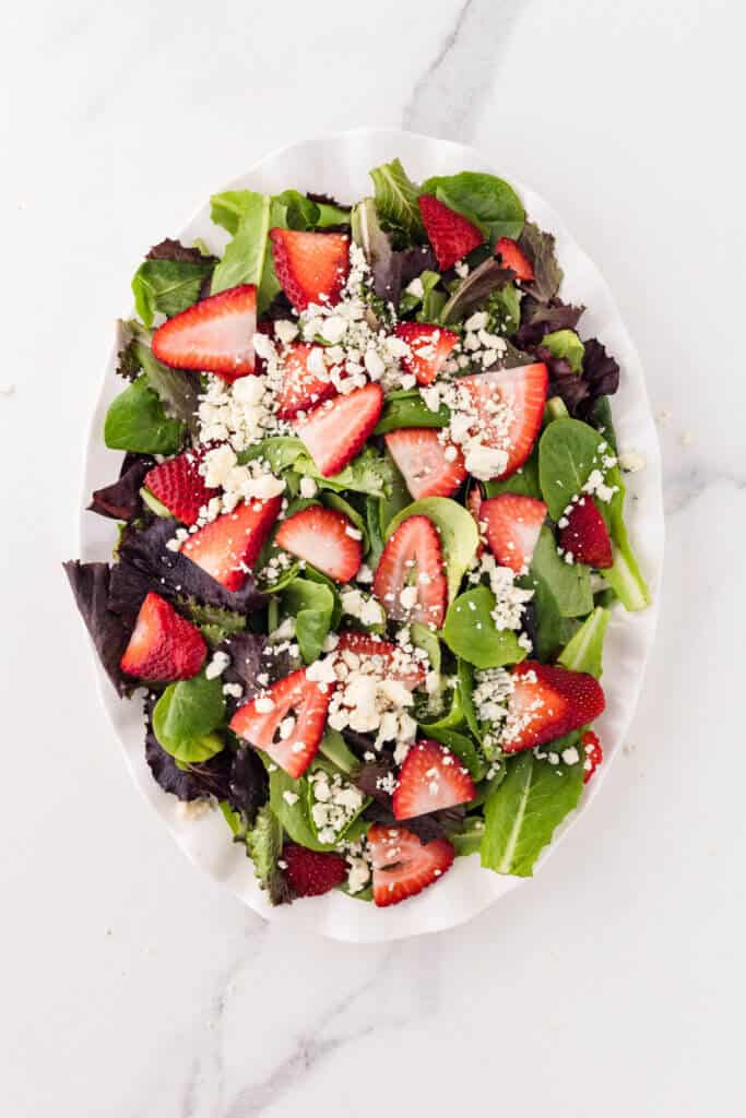 added blue cheese to the salad