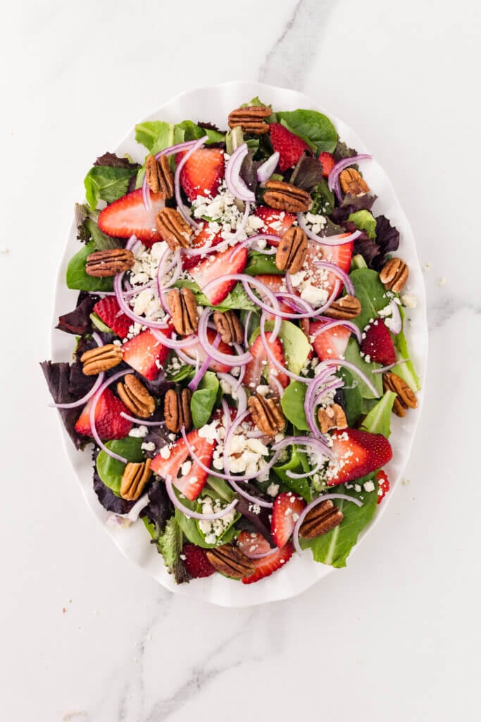 added pecans to the salad