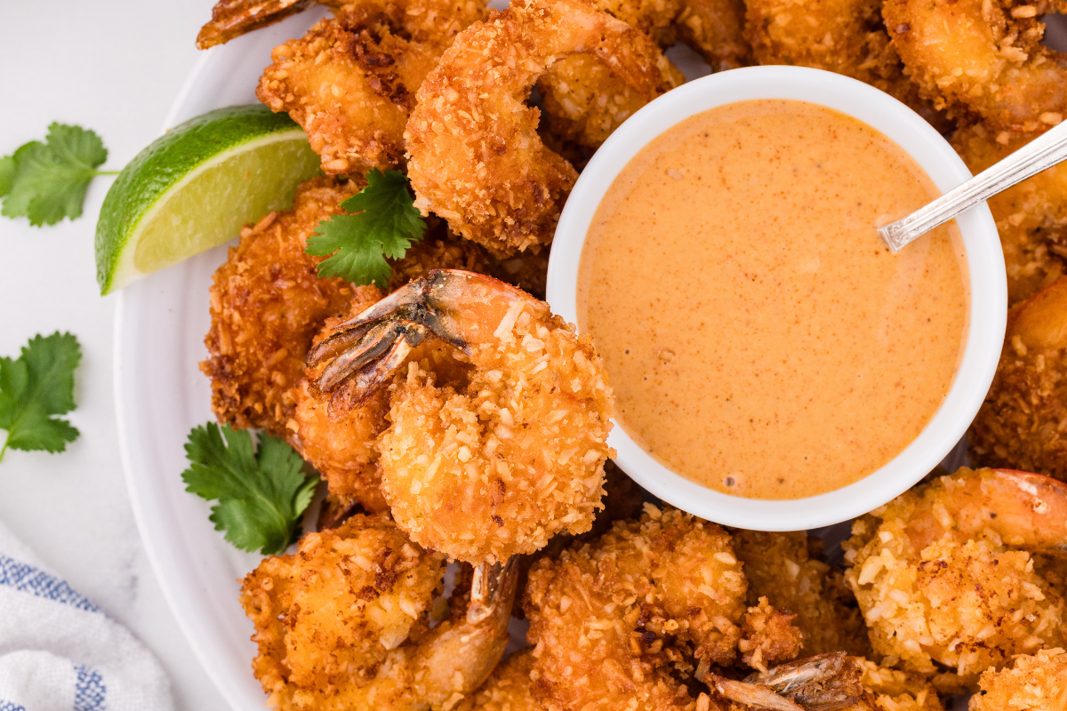 Crispy Sourdough Discard Coconut Shrimp Recipe