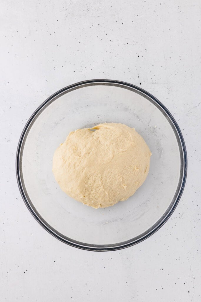 shaped dough in a bowl