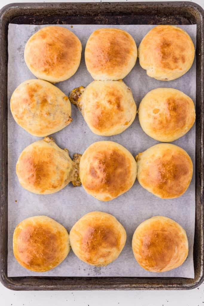 baked sourdough kolaches
